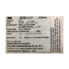 33KV 630Sqmm x 1Core Outdoor Joint kit