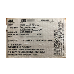 33KV 95Sqmm x 3Core indoor Joint kit - 3M