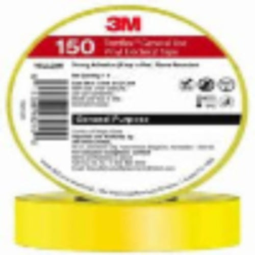 TEMFLEX150_18MM ELECTRICAL TAPE YELLOW - 3M