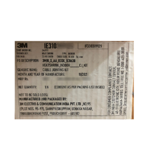 33KV 630Sqmm x 1Core indoor Joint kit